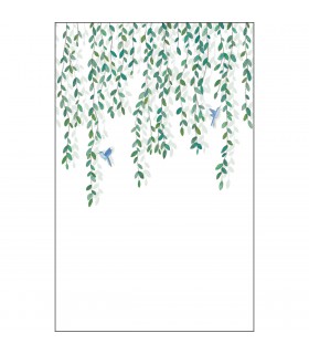 Papier peint Panoramique Birdy Vert - 200x310cm - Collection Green Life 2 - CASELIO - Réf.  GNL2105400404