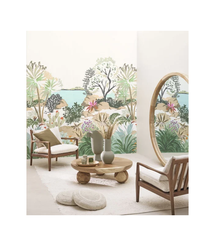 Papier peint Panoramique CAP ESTEREL BLEU, format L - Collection Échappée Belle - CASADECO - Réf.ECHA89866118