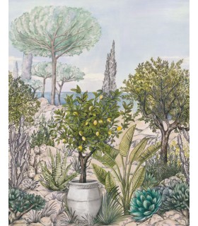 Panoramique BAUX DE PROVENCE CAL VERT 200x250 - Collection AZUR - CASELIO - Réf. AZU105477705