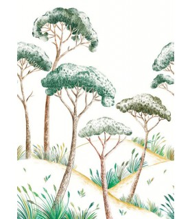 Panoramique PINEA VERT 200x280 - Collection AZUR - CASELIO - Réf. AZU105497003