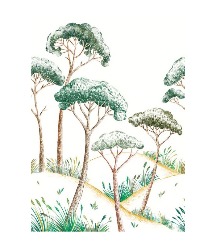 Panoramique PINEA VERT 200x280 - Collection AZUR - CASELIO - Réf. AZU105497003