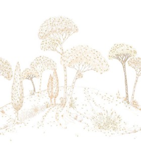 Panoramique STOCKHOLM BLANC OR 250x250 - Collection COLOR BOX 3 - CASELIO - Réf. CB3105880106