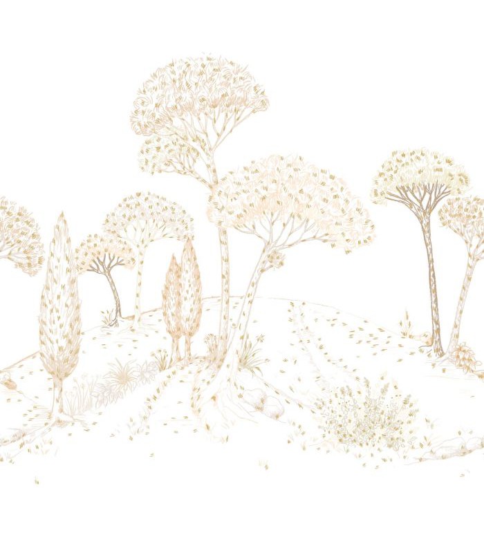 Panoramique STOCKHOLM BLANC OR 250x250 - Collection COLOR BOX 3 - CASELIO - Réf. CB3105880106