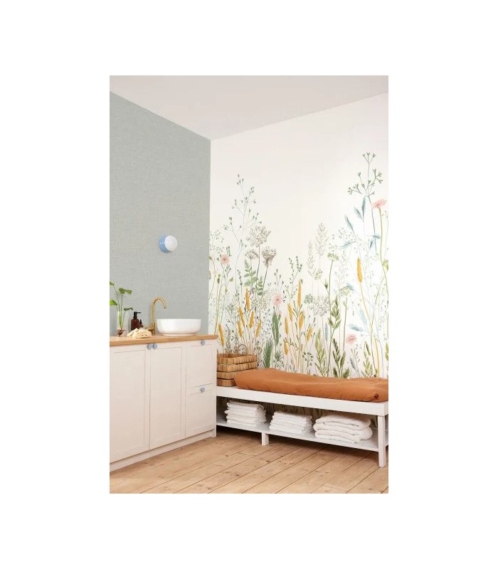 Papier peint Panoramique Herbarium Multicouleurs - 200x250cm - Collection Green Life 2 - CASELIO - Réf.  GNL2105390405