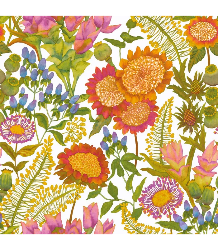 Papier peint Panoramique LES BAUX DE PROVENCE MULTICO, format L - Collection Échappée Belle - CASADECO - Réf.ECHA89877318