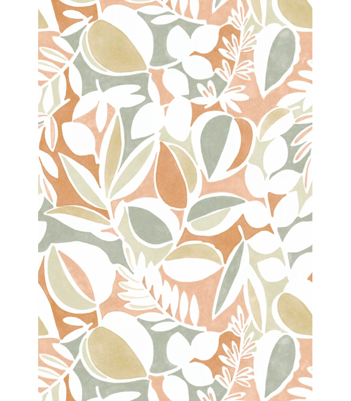 Papier peint Panoramique PLACE DES LICES TERRACOTTA-PIN, format L - Collection Échappée Belle - CASADECO - Réf.ECHA89887218