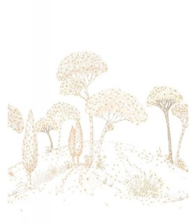 Panoramique STOCKHOLM BLANC OR 250x310 - Collection COLOR BOX 3 - CASELIO - Réf. CB3105880102