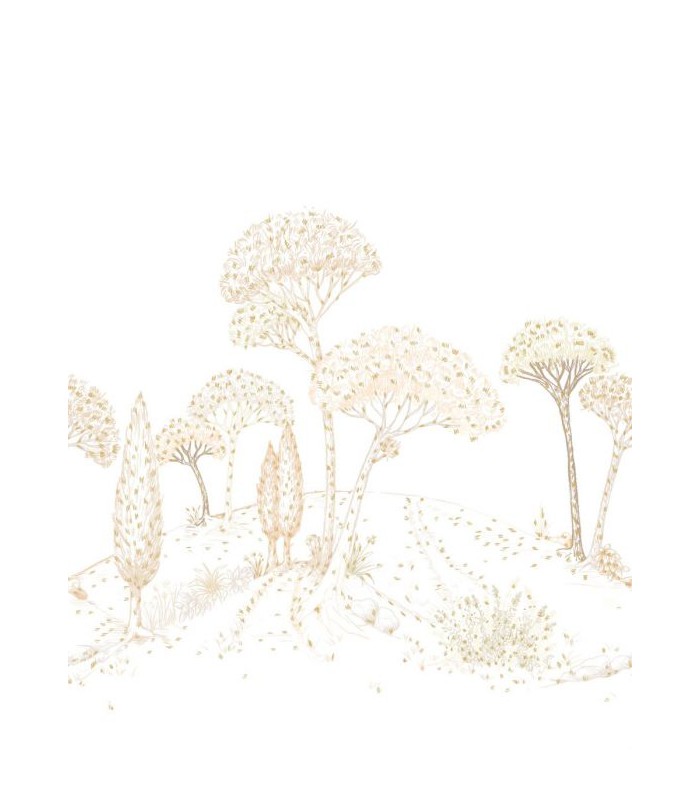 Panoramique STOCKHOLM BLANC OR 250x310 - Collection COLOR BOX 3 - CASELIO - Réf. CB3105880102