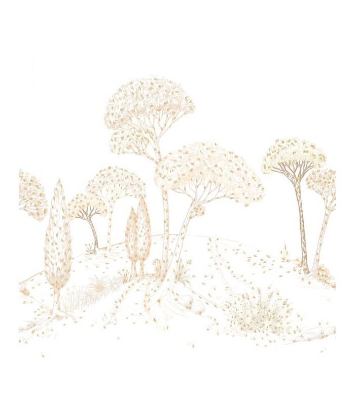 Panoramique STOCKHOLM BLANC OR 250x280 - Collection COLOR BOX 3 - CASELIO - Réf. CB3105880101