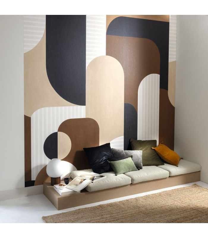 Panoramique VOLUME MARRON 250x250 - Collection GRAPHIC - CASELIO - Réf. GPC105559206