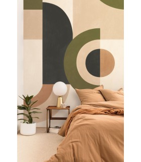 Panoramique ROUND VERT 200x310 - Collection GRAPHIC - CASELIO - Réf. GPC105561704