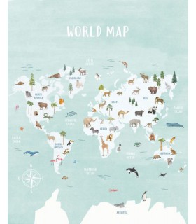 Panoramique DECOUVRIR LE MONDE MULTICOULEURS L 250x310 - Collection LES MINIS MONDES - CASELIO - Réf. MNM105766302