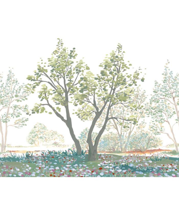 Panoramique LIFE MOMENT S VERT LICHEN 300x250 - Collection WONDERWALLS 2 - CASADECO - Réf. WDWD200077007