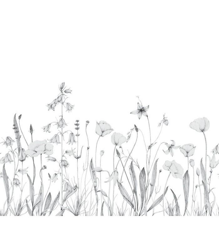 Panoramique PROMENADE BUCOLIQUE S GRIS BRUME 300x250 - Collection WONDERWALLS 2 - CASADECO - Réf. WDWD200169107