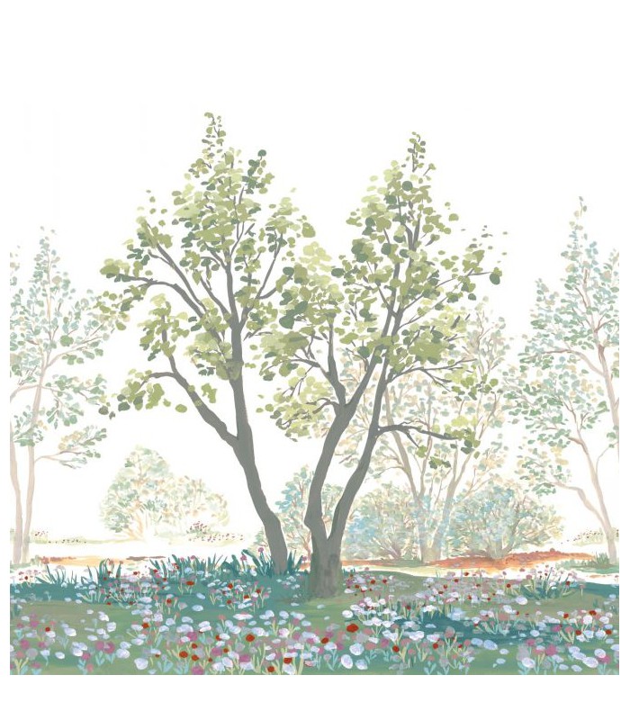 Panoramique LIFE MOMENT L VERT LICHEN 300x310 - Collection WONDERWALLS 2 - CASADECO - Réf. WDWD200077009