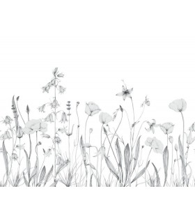 Panoramique PROMENADE BUCOLIQUE L GRIS BRUME 400x310 - Collection WONDERWALLS 2 - CASADECO - Réf. WDWD200169112