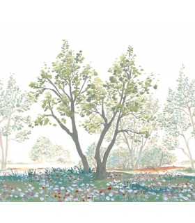 Panoramique LIFE MOMENT M VERT LICHEN 300x280 - Collection WONDERWALLS 2 - CASADECO - Réf. WDWD200077008