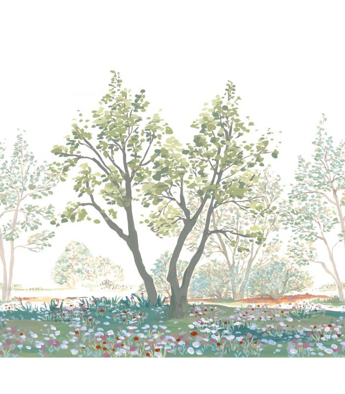 Panoramique LIFE MOMENT M VERT LICHEN 300x280 - Collection WONDERWALLS 2 - CASADECO - Réf. WDWD200077008