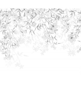 Panoramique FLORE ENCHANTEE M GRIS BRUME 300x280 - Collection WONDERWALLS 2 - CASADECO - Réf. WDWD200199408