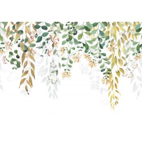 Panoramique HONEYSUCKLE VERT 300x250 - Collection SOLIFLORE - CASADECO - Réf. SOLI200347807