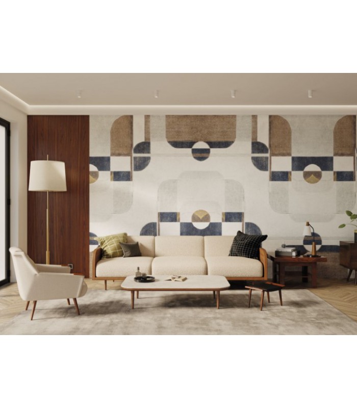 Panoramique CONRAD_M GRIS DUVET / ENCRE 424 x 280 - Collection CARNABY STREET  - CASADECO - Réf. CARN200586129