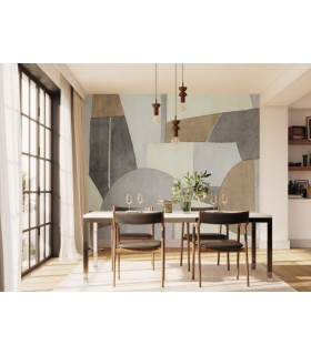 Panoramique MOLLY_M BLEU CELESTE / TABAC 371 x 280 - Collection CARNABY STREET  - CASADECO - Réf. CARN200592732