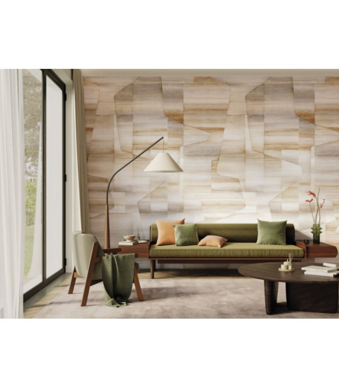 Panoramique JOHN_S OCRE / CACAO 212 x 250 - Collection CARNABY STREET  - CASADECO - Réf. CARN200571825