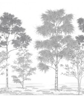 Panoramique POESIE PRINTANIERE NOIR 250x310 - Collection BALADE - CASELIO - Réf. BLD106169002