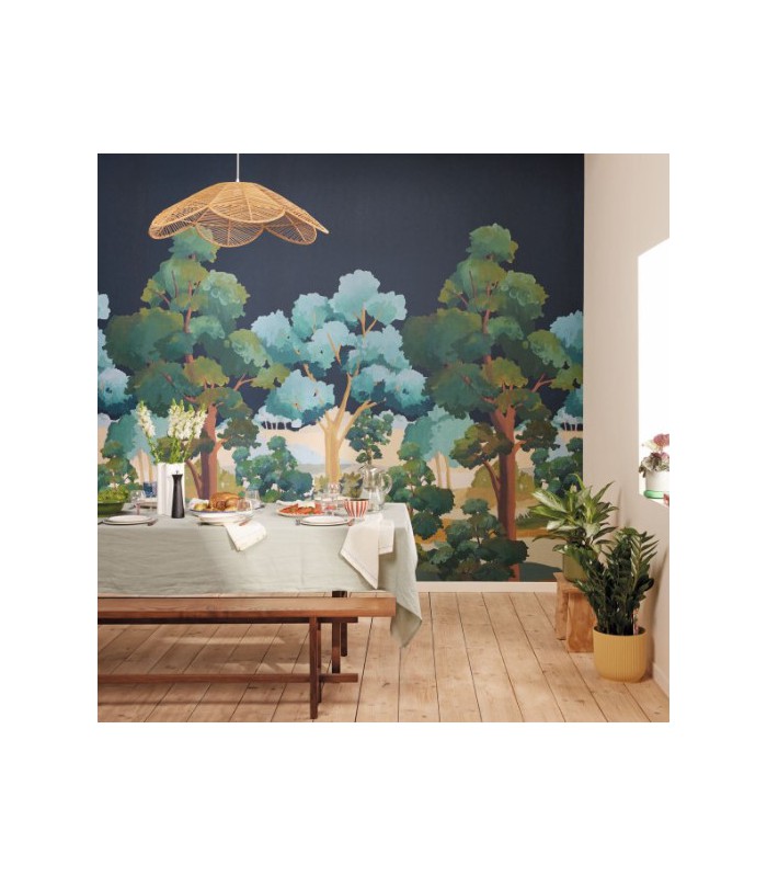 Panoramique L ETE INDIEN NOIR _M 200x280 - Collection BALADE - CASELIO - Réf. BLD106159003