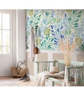 Panoramique SOUBASSEMENT JUTE S BLANC - Collection RELIEFS - CASELIO - Réf. RLF105220000