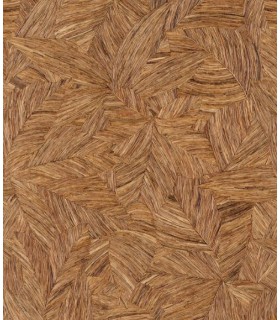 Panoramique WOOD LEAVES MARRON S 212 x 250 - Collection RELIEFS - CASELIO - Réf. RLF106172025