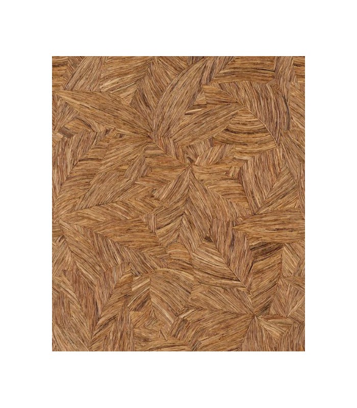 Panoramique WOOD LEAVES MARRON S 212 x 250 - Collection RELIEFS - CASELIO - Réf. RLF106172025