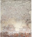 Panoramique BRICKWALL TAUPE S 212 x 250 - Collection RELIEFS - CASELIO - Réf. RLF106251025