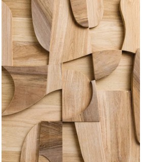 Panoramique MARQUETRY MARRON M 212 x 280 - Collection RELIEFS - CASELIO - Réf. RLF106192026