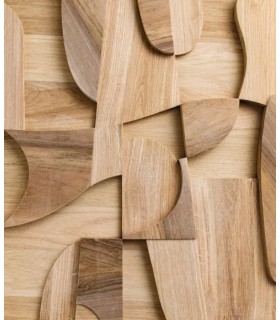 Panoramique MARQUETRY MARRON L 212 x 310 - Collection RELIEFS - CASELIO - Réf. RLF106192027