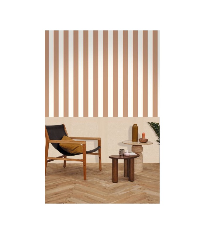 Panoramique SOUBASSEMENT JUTE S BEIGE - Collection RELIEFS - CASELIO - Réf. RLF105221010