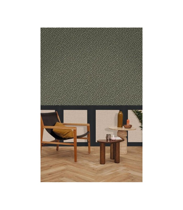 Panoramique SOUBASSEMENT JUTE S NOIR - Collection RELIEFS - CASELIO - Réf. RLF105229090