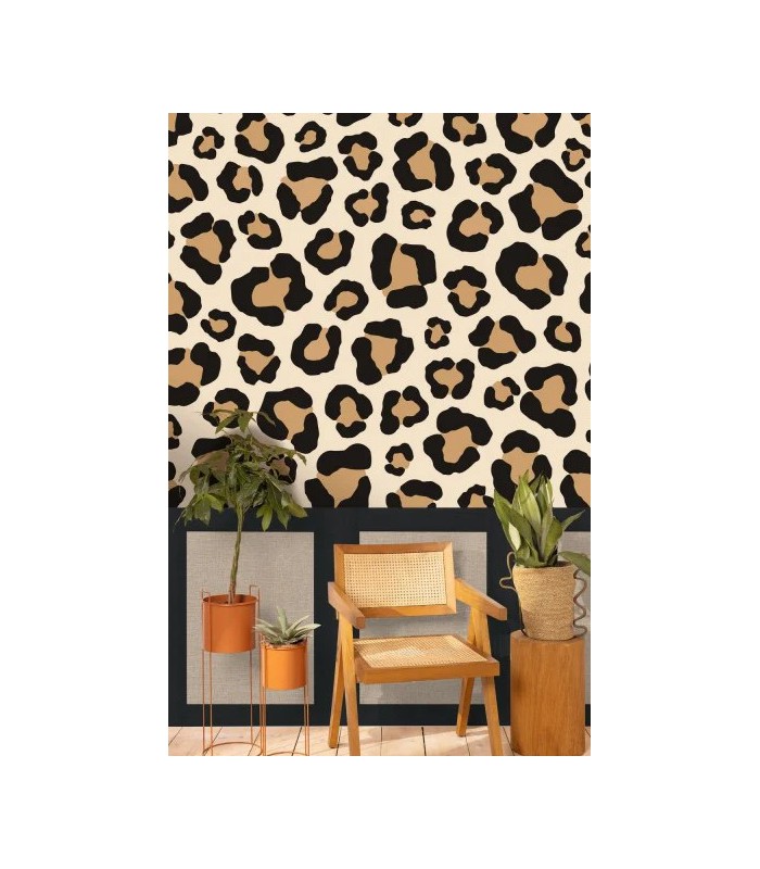 Panoramique SOUBASSEMENT JUTE S NOIR - Collection RELIEFS - CASELIO - Réf. RLF105229090