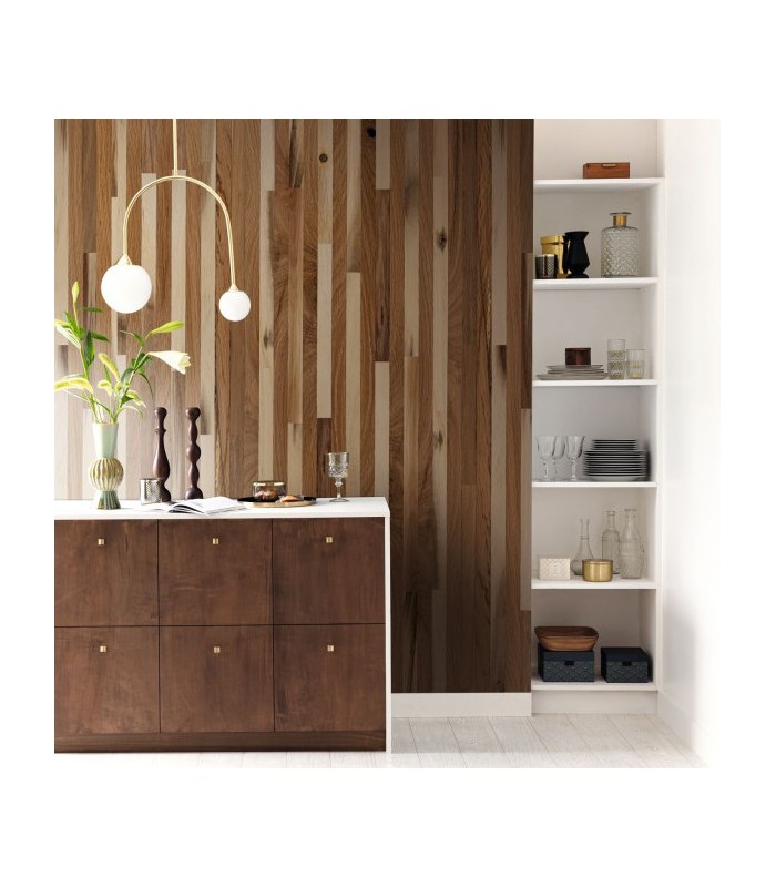 Panoramique WOODWALL MARRON S 212 x 250 - Collection RELIEFS - CASELIO - Réf. RLF106422025