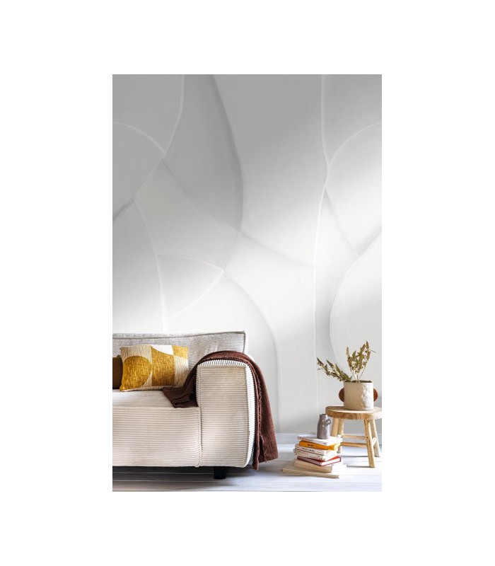 Panoramique PLASTER VOLUMN BLANC M 212 x 280 - Collection RELIEFS - CASELIO - Réf. RLF106380026