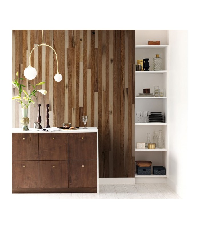 Panoramique WOODWALL MARRON M 212 x 280 - Collection RELIEFS - CASELIO - Réf. RLF106422026