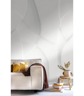 Panoramique PLASTER VOLUMN BLANC L 212 x 310 - Collection RELIEFS - CASELIO - Réf. RLF106380027