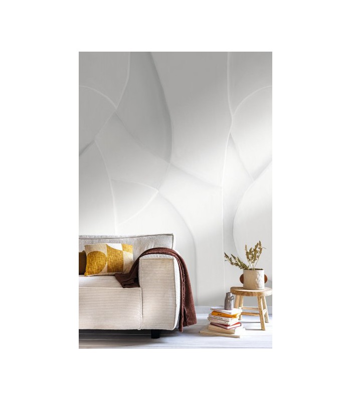 Panoramique PLASTER VOLUMN BLANC L 212 x 310 - Collection RELIEFS - CASELIO - Réf. RLF106380027