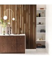 Panoramique WOODWALL MARRON L 212 x 310 - Collection RELIEFS - CASELIO - Réf. RLF106422027