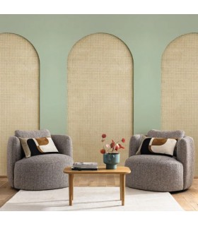 Panoramique CANEWORK ARCH VERT M 159X280 - Collection RELIEFS - CASELIO - Réf. RLF106207035