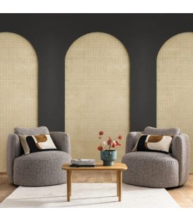 Panoramique CANEWORK ARCH NOIR M 159X280 - Collection RELIEFS - CASELIO - Réf. RLF106209035