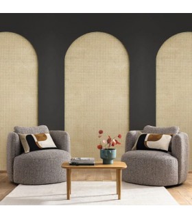 Panoramique CANEWORK ARCH NOIR L 159X310 - Collection RELIEFS - CASELIO - Réf. RLF106209036