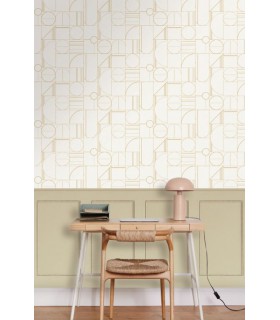 Panoramique MOULDING BASE S BEIGE - Collection RELIEFS - CASELIO - Réf. RLF106351059