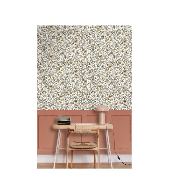 Panoramique MOULDING BASE S TERRACOTTA - Collection RELIEFS - CASELIO - Réf. RLF106358013