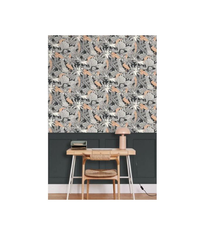 Panoramique MOULDING BASE S NOIR - Collection RELIEFS - CASELIO - Réf. RLF106359098